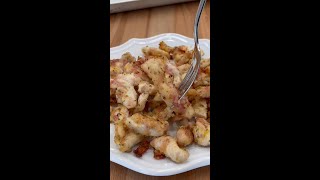 STRACCETTI di POLLO con PROSCIUTTO COTTOil tuo nuovo secondo piatto preferito😋🤤 Shorts [upl. by Anayia]