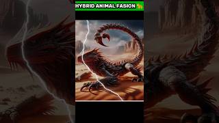 Hybrid animal fasion 🐆🐯😱 shortvideo rockprogaming097 aianimal hybridanimals [upl. by Arratahs]