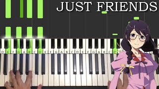 potsu  just friends Piano Tutorial Lesson [upl. by Ahcas]