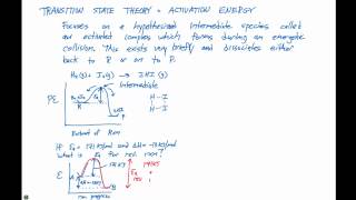 145 Transition State Theory [upl. by Shepard]