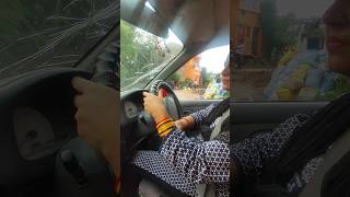 Kar chalana sikhe original content car driving perfect video and lady viral YouTube driving [upl. by Ahsla]