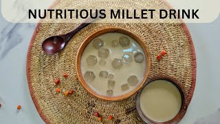 Homemade nutritious Millet Drink Zomkom Kunu Zaki African millet drink Business idea [upl. by Huei]