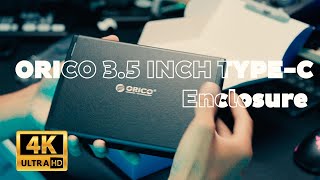 ORICO 35 inch TypeC External Hard Drive Enclosure install with Seagate Ironwolf Nas Pro 12TB [upl. by Skees299]