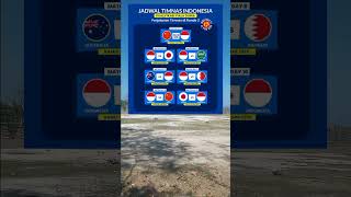 Jadwal pertandingan timnas Indonesia [upl. by Junia]