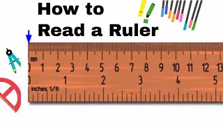 How to read an Inch ruler or tape measure [upl. by Irvine]