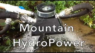 Micro Hydro Power with Turgo generator Part 1 [upl. by Attennyl836]