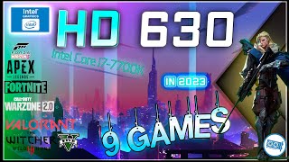 INTEL HD 630 Test in 9 GAMES  2023 [upl. by Stephenson]