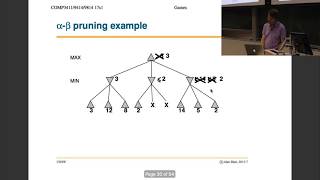 Lec 12 Minimax and Alpha Beta  Artificial Intelligence Alan Blair UNSW [upl. by Suki353]