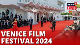 Venice Film Festival Live  Venice Film Festival Red Carpet Live Updates  N18G  English News Live [upl. by Arihsa]