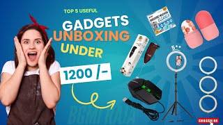 Top Amazing Gadgets unboxing under 1200 from Amazon amazongreatindianfestival amazongadgets yt [upl. by Namreg605]