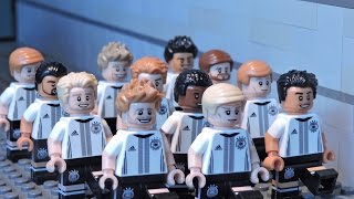 LEGO UEFA EURO 2016  Day of Champions  Brick Film Die Mannschaft German Football Team [upl. by Jorgan356]