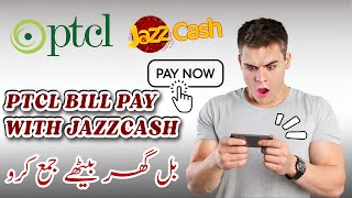 ptcl bill pay through jazzcash 2023  ptcl bill pay karne ka tarika  PTCL BILL PAY Online 2023 [upl. by Jutta]