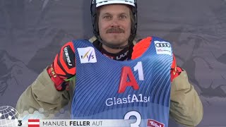 Ski Alpin Mens Slalom GurglAUT 1run Highlights 2023 [upl. by Durston]