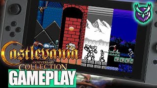 Castlevania Anniversary Collection Switch Gameplay  ALL Games [upl. by Welker423]