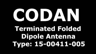 CODAN HF Terminated Folded Dipole Antenna Review [upl. by Okeim]