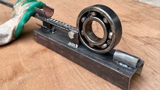 Creative ideas on how to make metal bending and flanging tools that very few people know how to make [upl. by Ahsan]