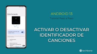 Activar o Desactivar el Identificador de Canciones Android 13 [upl. by Winebaum861]