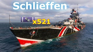 World of WarShips Schlieffen  6 Kills 278K Damage [upl. by Eus]