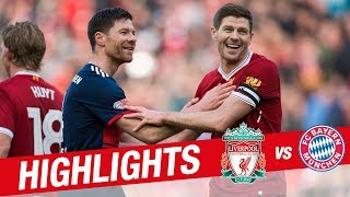 Highlights Liverpool Legends 55 FC Bayern Legends  Alonso Gerrard Kuyt and more [upl. by Ytok]