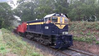 Ballast Trains on the Daylesford Tourist Railway [upl. by Ody356]