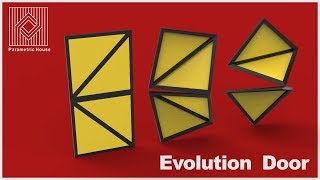 Evolution Door  Grasshopper Modeling [upl. by Ennair468]