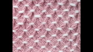 Smocking Version 2  Knitted Pattern [upl. by Hayyikaz]