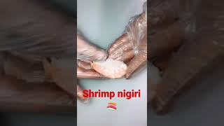 How to make shrimp nigiri sushi [upl. by Norris192]