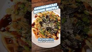 Okonomiyaki Mochi Waffle Recipe 🧇 [upl. by Bain]