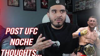 We Have a New Bantamweight UFC Champion  Post Fight UFC Noche Thoughts [upl. by Rufus358]