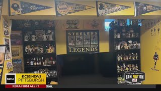 Fan Nation Unique Steelers Fan Cave [upl. by Eltsyek]