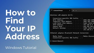 How to Find Your IP Address in Windows 11 [upl. by Leizo]