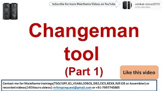 Changeman tool  Part 1  Mainframe  SCM  Software configuration Management tool in Mainframe [upl. by Ammadis]