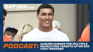 Podcast Auburn surges for multiple recruiting targets after big visit weekend [upl. by Trin892]