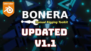 BONERA Rigging addon for Blender  UPDATED V11 [upl. by Curry930]