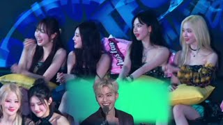 240218 aespa reaction Nct Dream Best Artist Hanteo Music Awards HMA Nct 드림 에스파 [upl. by Asamot803]