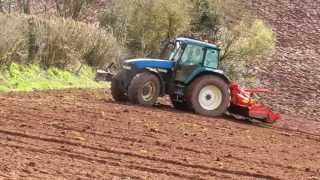 Three Power Harrows Breaking the Sod with Danyrheol [upl. by Gayl]