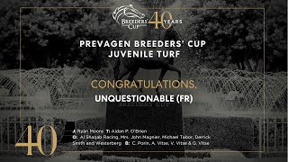 2023 Prevagen Breeders Cup Juvenile Turf  Unquestionable [upl. by Novah]