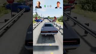 Dominic toretto vs Tom cruise beamngdrive forzohorizon5 shorts [upl. by Elockin]