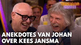 Vandaag Insidetafel gaat stuk om twee héérlijke anekdotes van Johan over Kees Jansma [upl. by Sublett974]