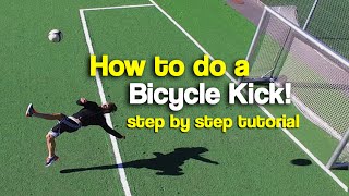 How to do a Bicycle Kick  Tutorial step by step [upl. by Reede]