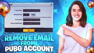 Trick to Remove Phone Number or Email In PUBG Mobile  How To Unlink Email From Pubg Account [upl. by Sairacaz]