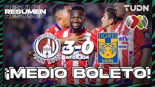 HIGHLIGHTS  Atl San Luis 30 Tigres  Liga MxAP20244tos de FinalIDA  TUDN [upl. by Netsirhk]