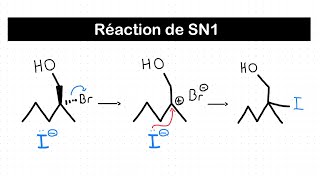 Mécanisme de réaction d’une SN1  Chimie organique [upl. by Checani]