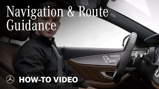 Using MercedesBenz Tech Navigation System amp Route Guidance [upl. by Kopaz]