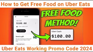 Uber Eats Promo Code ✅ 100 Codes for New amp Existing Users 2024 Uber Eats Coupon Codes [upl. by Ttesil]