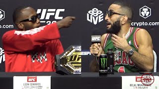 Leon Edwards vs Belal Muhammad 2 Press Conference Highlights UFC 304 [upl. by Ahsie380]