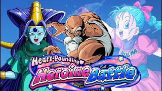 ALL MISSIONS COMPLETED HEARTPOUNDING HEROINE BATTLE VS BULMA YOUTH DBZ DOKKAN BATTLE [upl. by Trebmal]