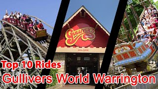 Top 10 rides at Gullivers World  2021 [upl. by Aicala]