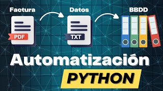 Extraer datos de facturas en pdf con python  Automatizaciones con python 4 [upl. by Odlamur677]