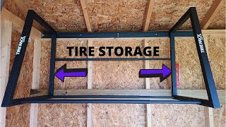 Installing A Tire Rack Storage System [upl. by Royd]